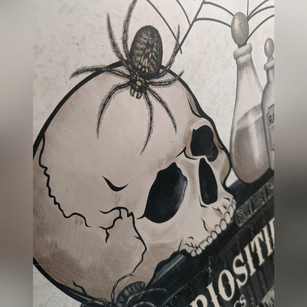 Halloween Vintage Style Apothecary Sign Decor Witchy Gothic Harry Potter